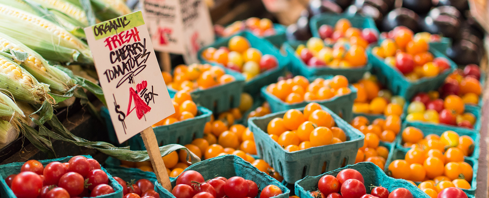 farmers market display